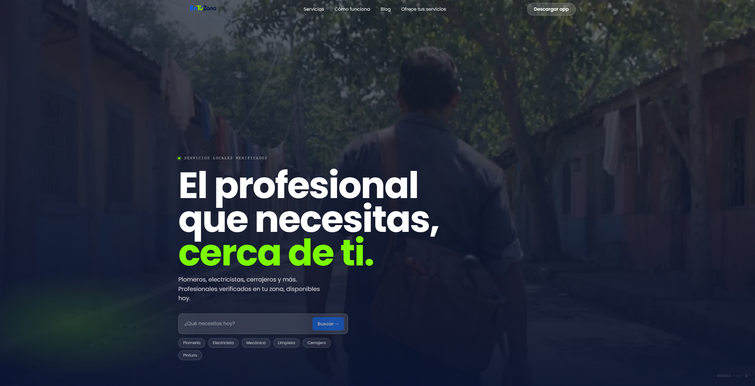 EntuZona, plataforma que conecta comercios y servicios locales